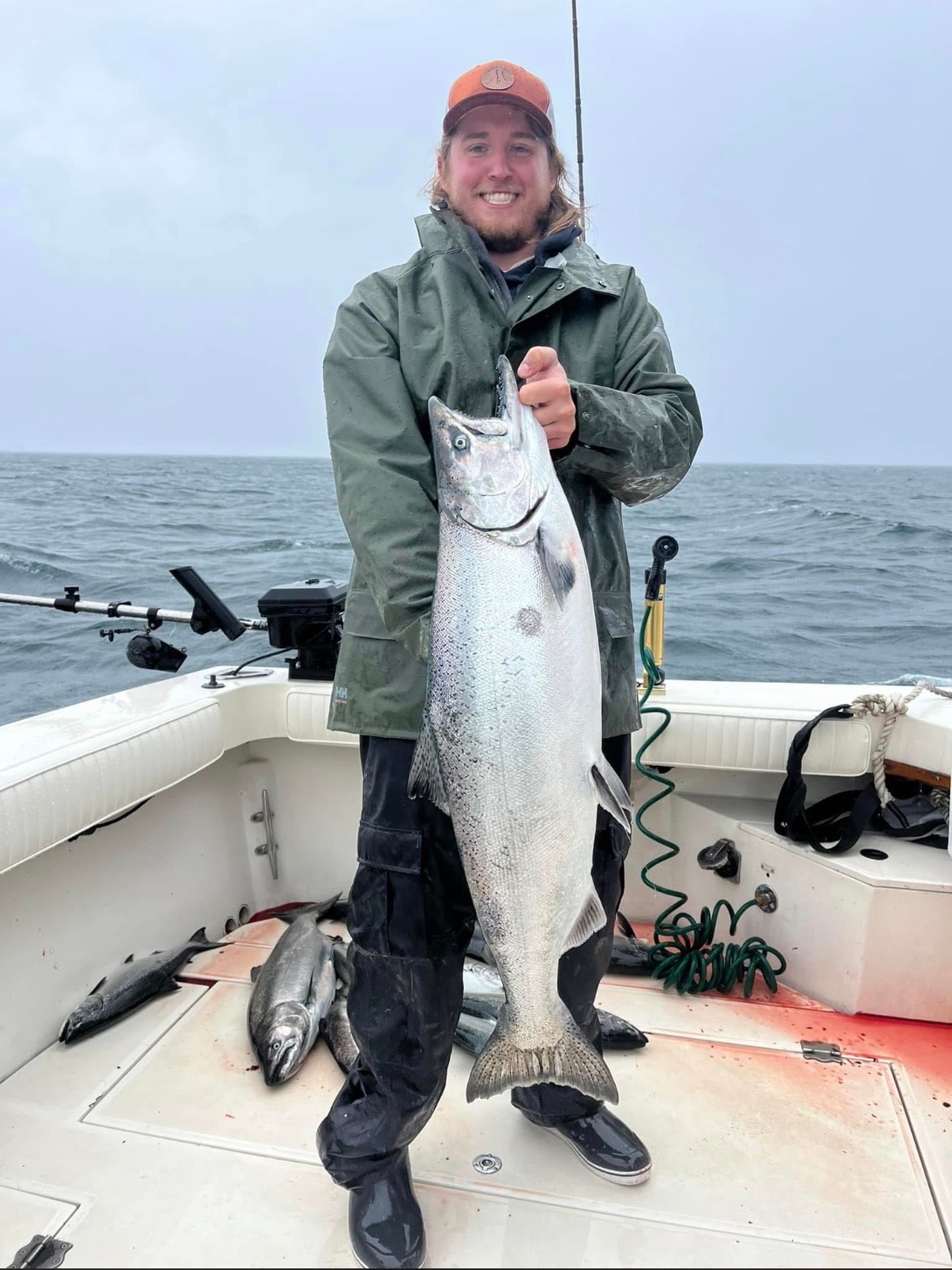 Monster king salmon on the Wet Willy